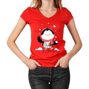 Adorable Penguin Tis the Season T-Shirt